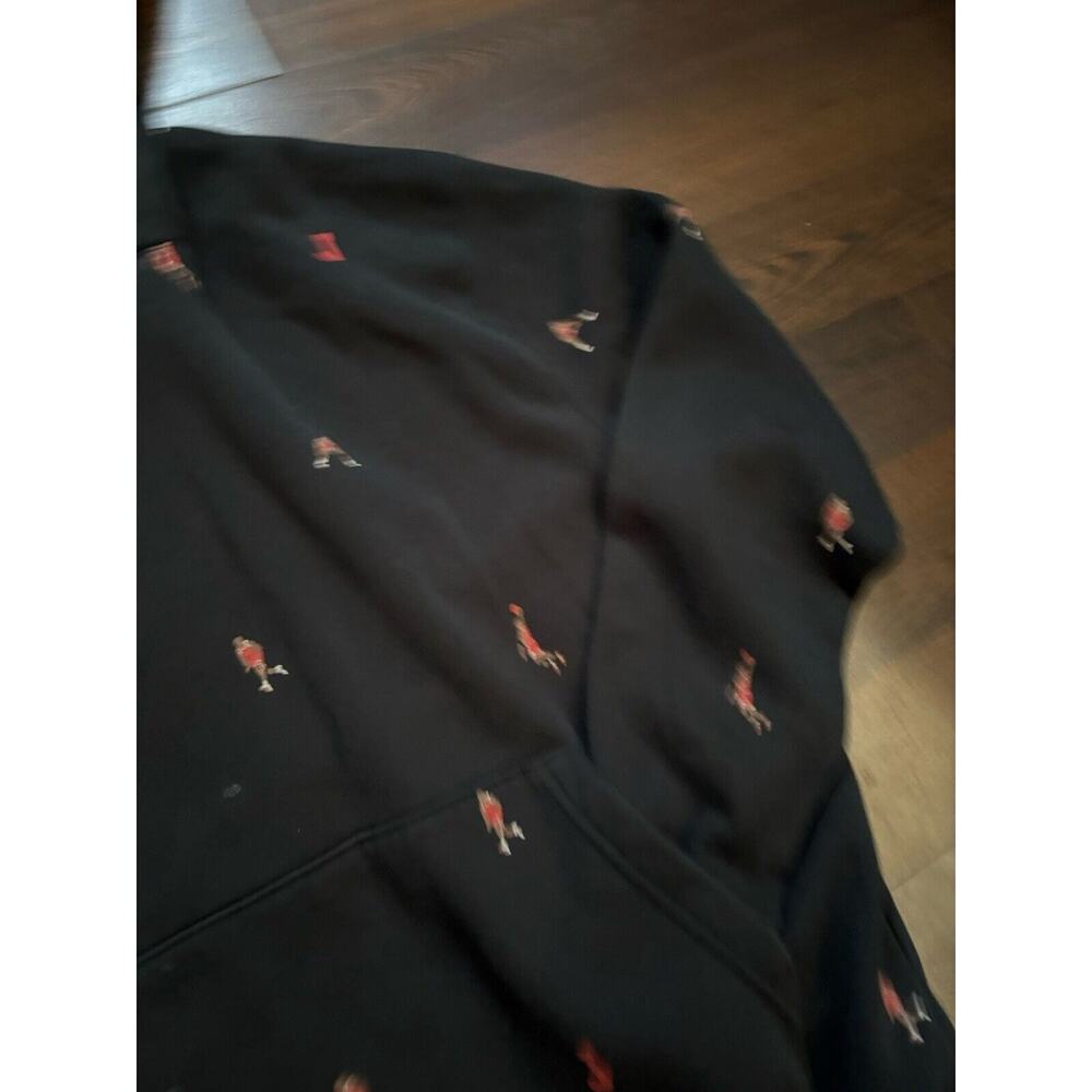 JORDAN ESSENTIAL HOLIDAY FLEECE PULLOVER MENS SZ M LIFESTYLE HOODIE DV9392-010 - Picture 4 of 14